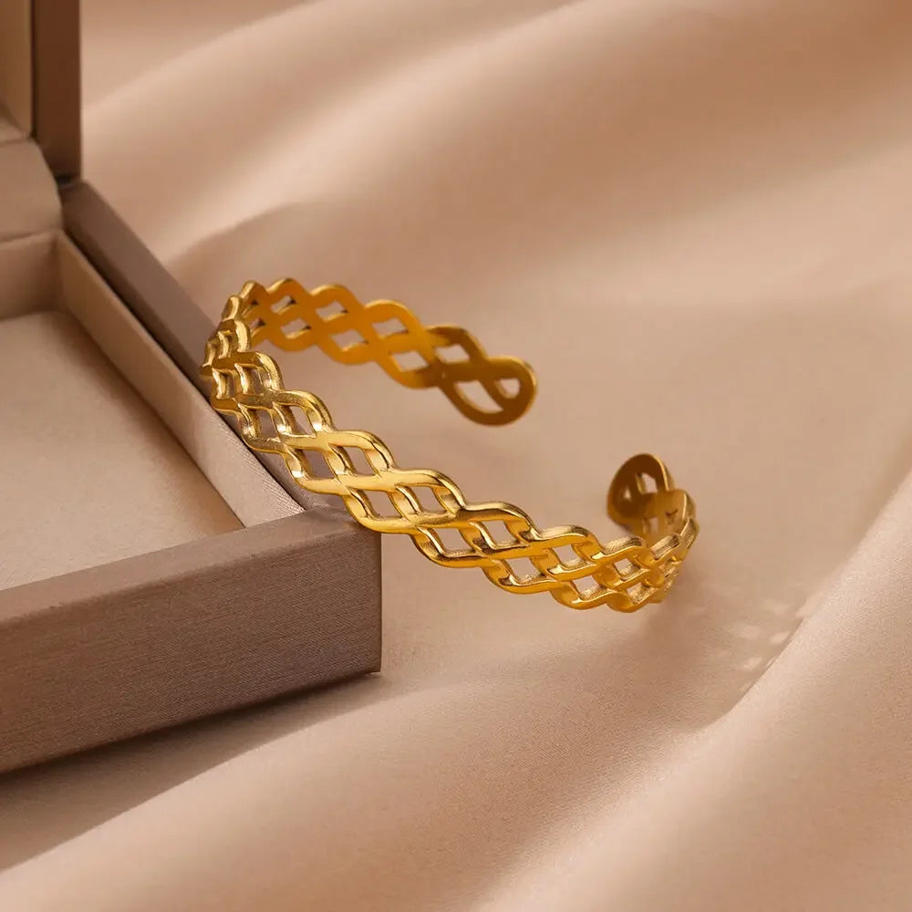 Golden Cuff Bracelet